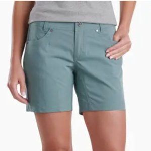 KüHL Women's "Splash" 5.5" Shorts, Eucalyptus Color, Size 6